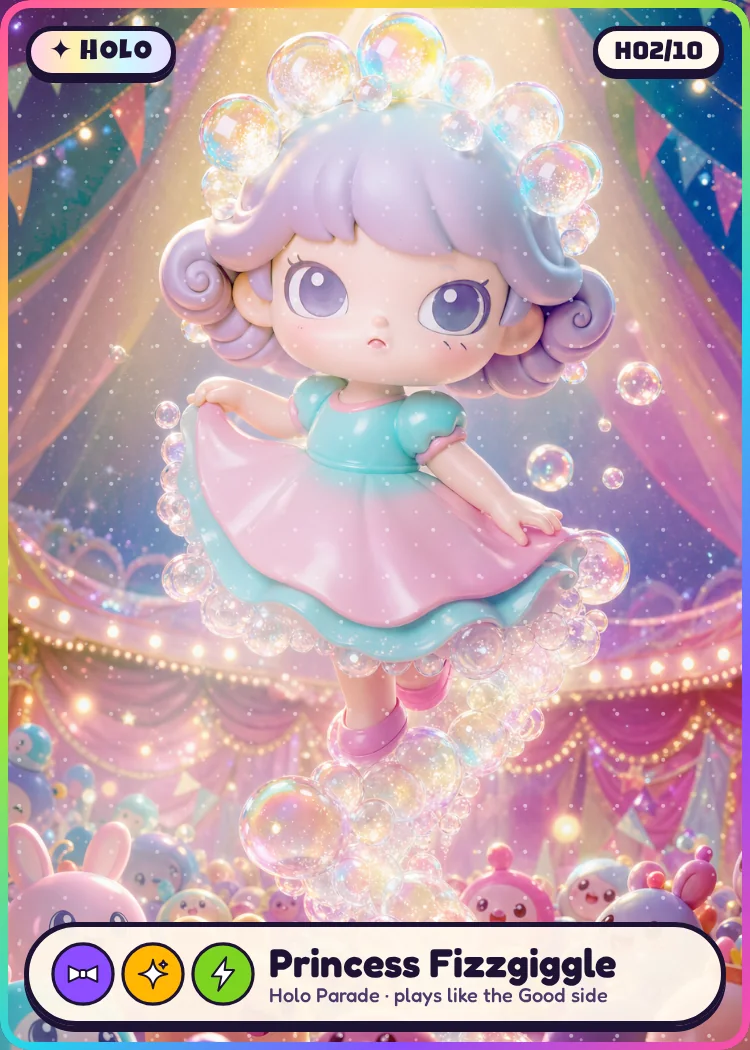 Holo card: Princess Fizzgiggle
