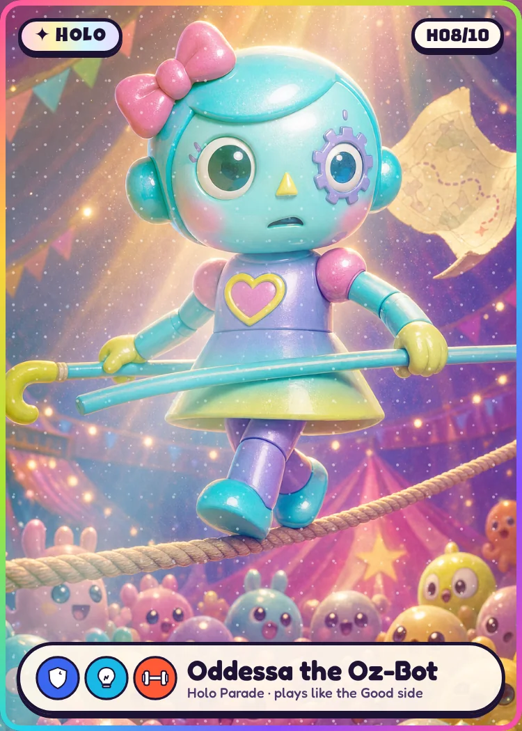 Holo card: Oddessa the Oz-Bot