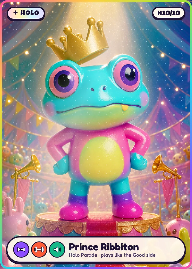 Holo card: Prince Ribbiton